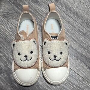 Converse Chuck Taylor All Star One Strap EasyOn Low TD Sherpa Bear Toddler‎ 10